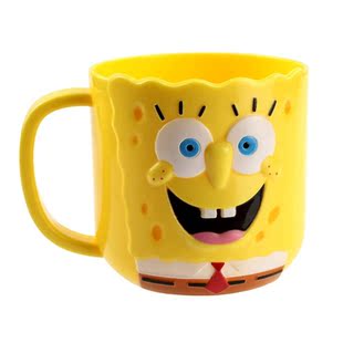 杯子 大学生 宝宝漱口杯卡通儿童刷牙杯子 新款卡通动物头盖带勺水杯