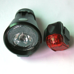 usb可充电自行车灯前后尾灯 防水led山地车警示灯 骑行装备配件