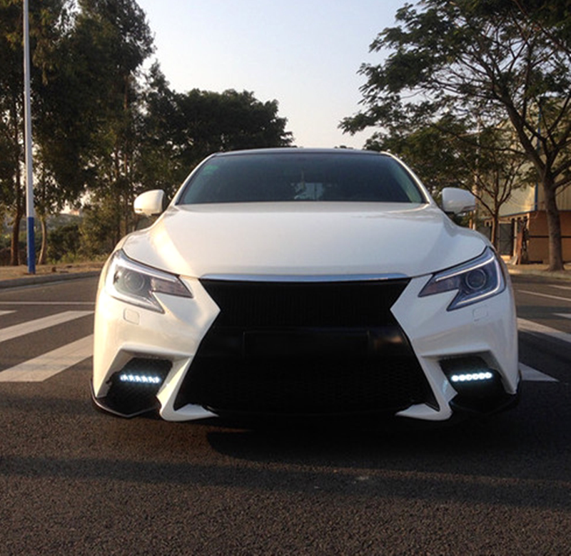 13款锐志前唇 改装包围 中网新锐志碳纤前唇丰田锐志前铲锐志后唇