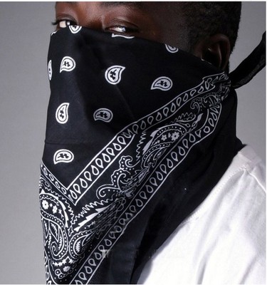 百款纯棉方巾头巾 hip hop嘻哈街舞明星范腰果花头巾方巾包邮