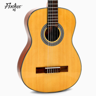 吉他 芬格乐器初学旅行小吉它 六弦39寸36寸古典吉他 古典木 包邮
