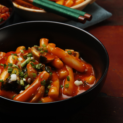 买2包邮/韩国进口圃美多pulmuone韩式香辣炒年糕480g 不含添加剂