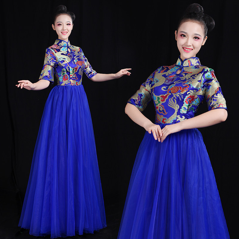 古筝演出服推荐,适合古筝演奏的服装,子的古筝演出服(第3页)_大山谷图库