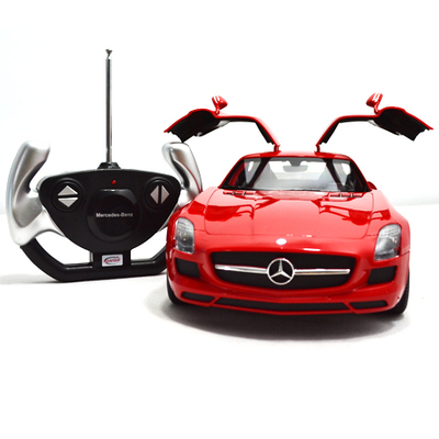 星辉遥控车模 遥控汽车 奔驰sls 仿真模型 男孩儿童玩具车 1:14