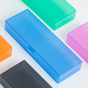 kaco文具笔盒 简约透明塑料磨砂 已售19件 ￥ 14.2 ￥15.2(9.