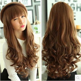 假发套 大波浪 蓬松长卷发 假发女时尚可爱梨花头假发发型包邮