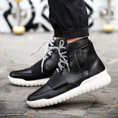 2015秋冬季欧美潮男鞋子青年街舞鞋男士高帮鞋运动休闲高帮男板鞋