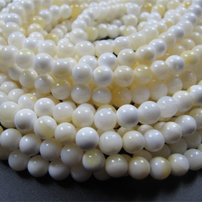 天然贝壳6-16mm天然海南金丝贝壳散珠/圆珠 diy手链 手串佛珠