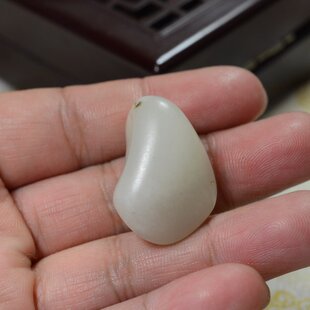 玉缘青海料白玉吊坠 平安无事玉牌 昆仑玉挂件小玉坠 扬州玉器厂