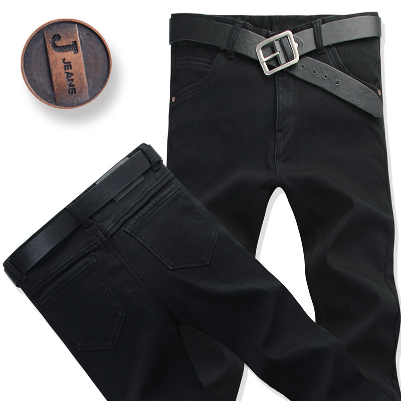 2016新款a21步云男装jack旗舰店jones冬自由鸟男裤加绒直筒牛仔裤