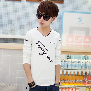 高中学生16-17-18-19-20岁男孩长袖衬衫青少年夏季男装半袖衣服潮