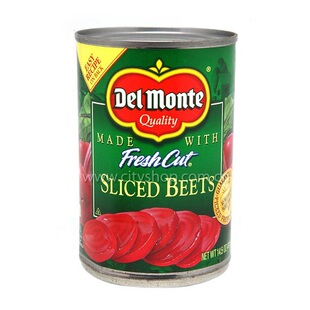 美国原装进口地扪红菜头罐头411g切片甜菜根跳楼价