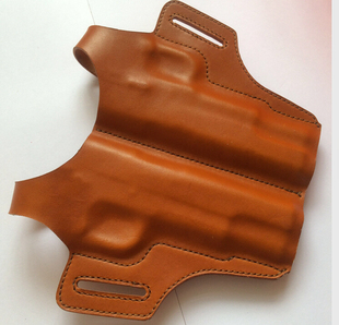 手工皮具定制双手枪套真皮定制来图加工个性定做皮套