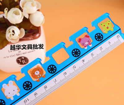 創意文具尺子小學生塑料卡通尺子15cm 兒童直尺 學生學習用品禮品