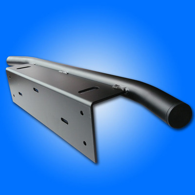 新款铝合金车牌灯架汽车射灯固定灯座前保险杠车灯灯夹射灯改装