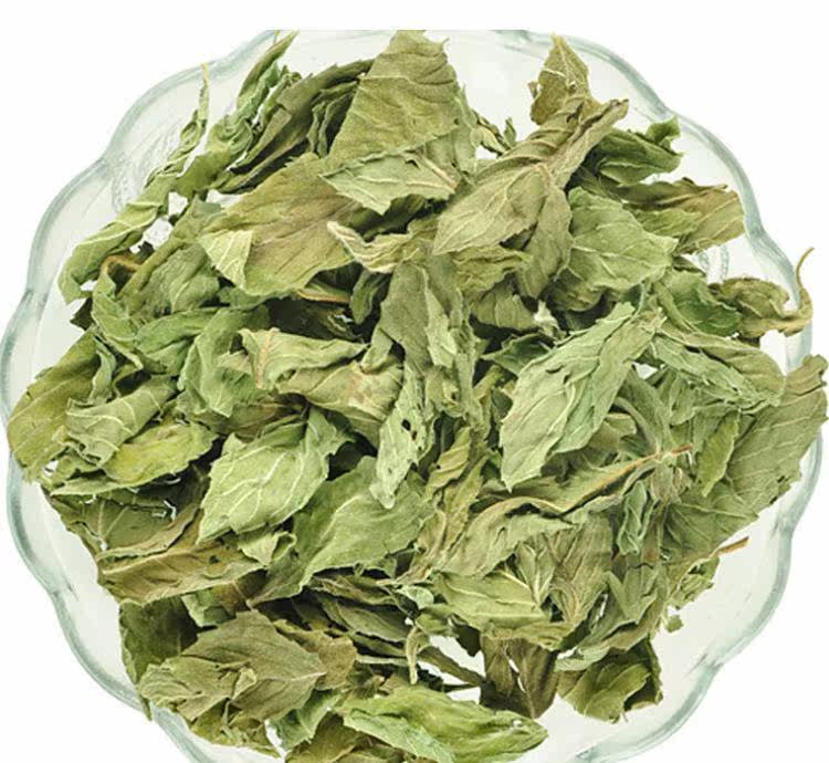 薄荷叶茶 进口茶叶提神特级花草茶烘焙干茶 1斤袋装500克散装包邮