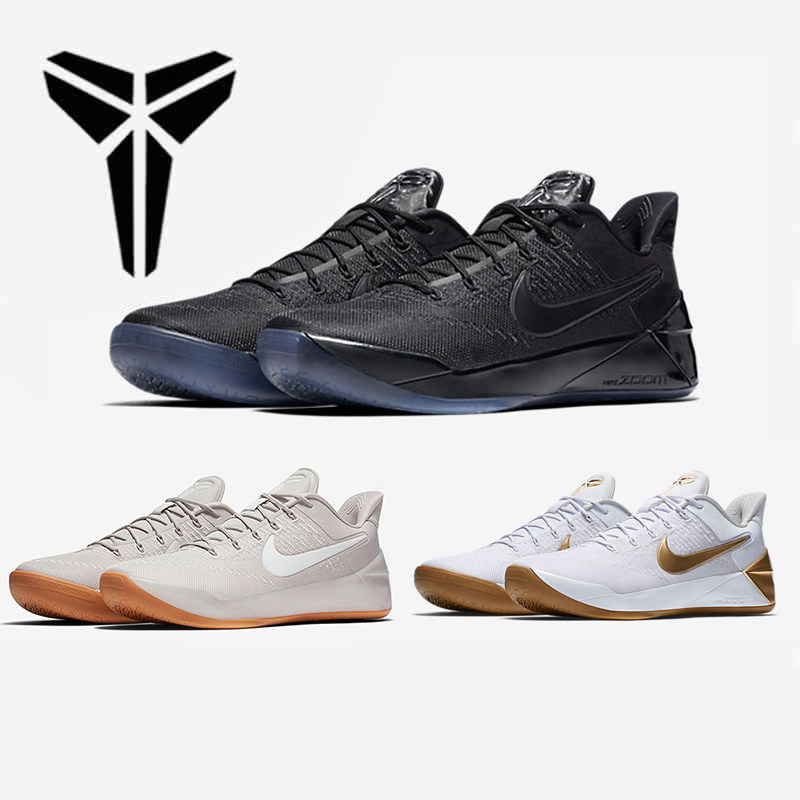 耐克kobe ad男鞋科比12黑武士zoom气垫缓震实战篮球鞋852427-064