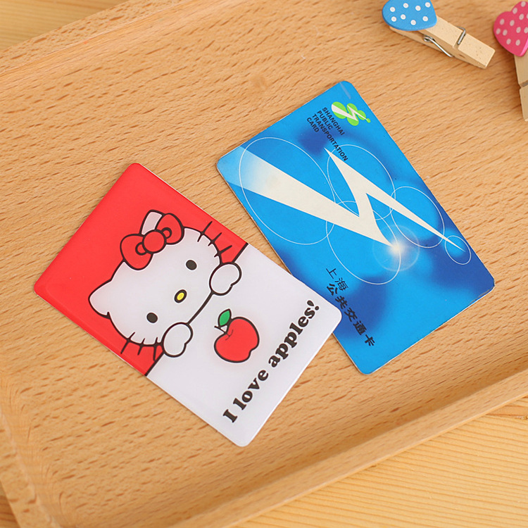可爱卡通卡贴 水晶光面防水卡贴 饭卡贴 公装交卡贴 装饰贴纸