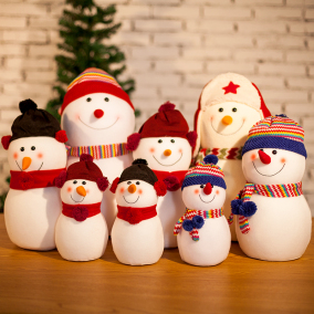 圣诞节装饰品泡沫雪人圣诞节日礼品圣诞雪人装饰酒店场景布置摆件
