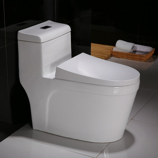 家用抽水马桶座便陶瓷超漩虹吸式小户型卫生间防臭成人连体坐便器