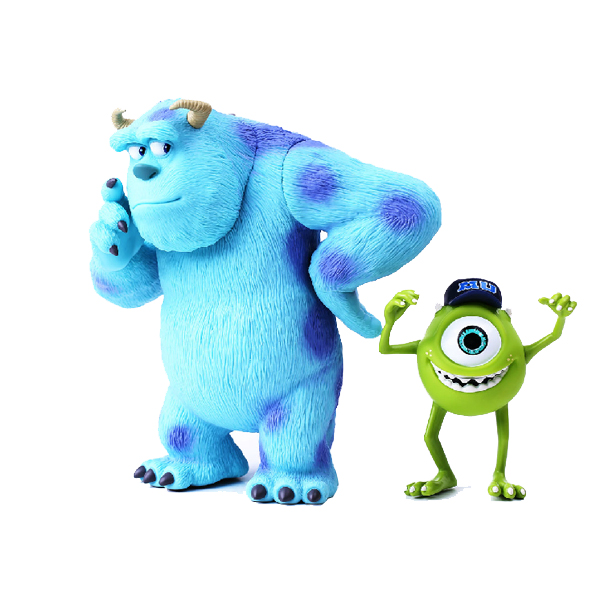 迪士尼正版怪物大学公仔怪兽电力公司蓝毛怪大眼仔大号 - 就喜欢