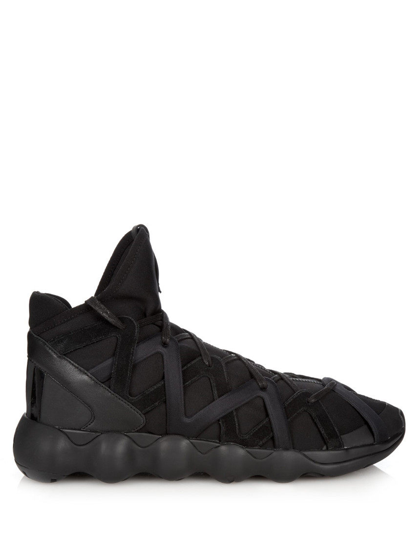 timmy正品adds y-3 男款qasa high 红黑高帮y3运动鞋s83174