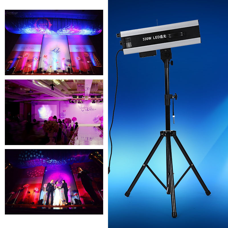 独歌led追光灯 330w大功率追光灯舞台婚庆演出330wled光束追光灯