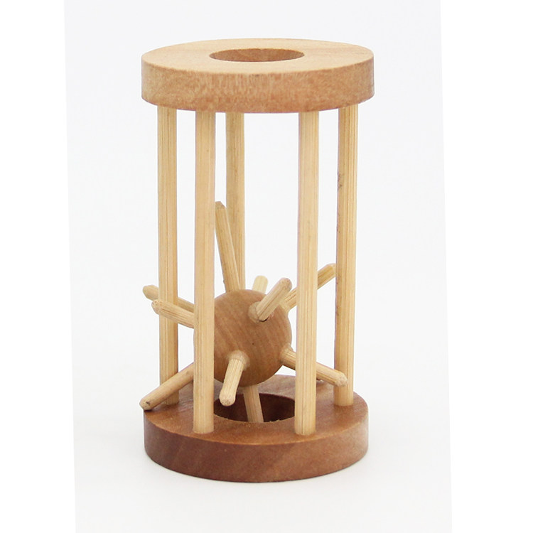 欧美魔金 笼中星 木质笼中取刺 解压密成人儿童益智玩具