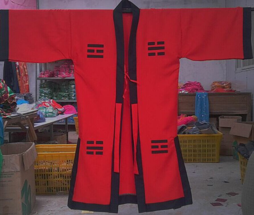 道士服裝/道教法器/用品/道服法衣/道袍 太極 八卦衣 八卦經衣 黃