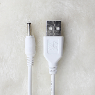 迷你小风扇充电线电源充电器台灯usb数据线转dc 3.5mm接口圆孔5v