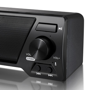 韩国蓝牙音箱fm收音手机电脑音响usb供电锂电池长条一体音像包邮