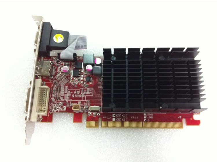 迪兰hd6450 独立1gd3显卡 刀卡静音秒杀gt210 gt430 gt520无外接