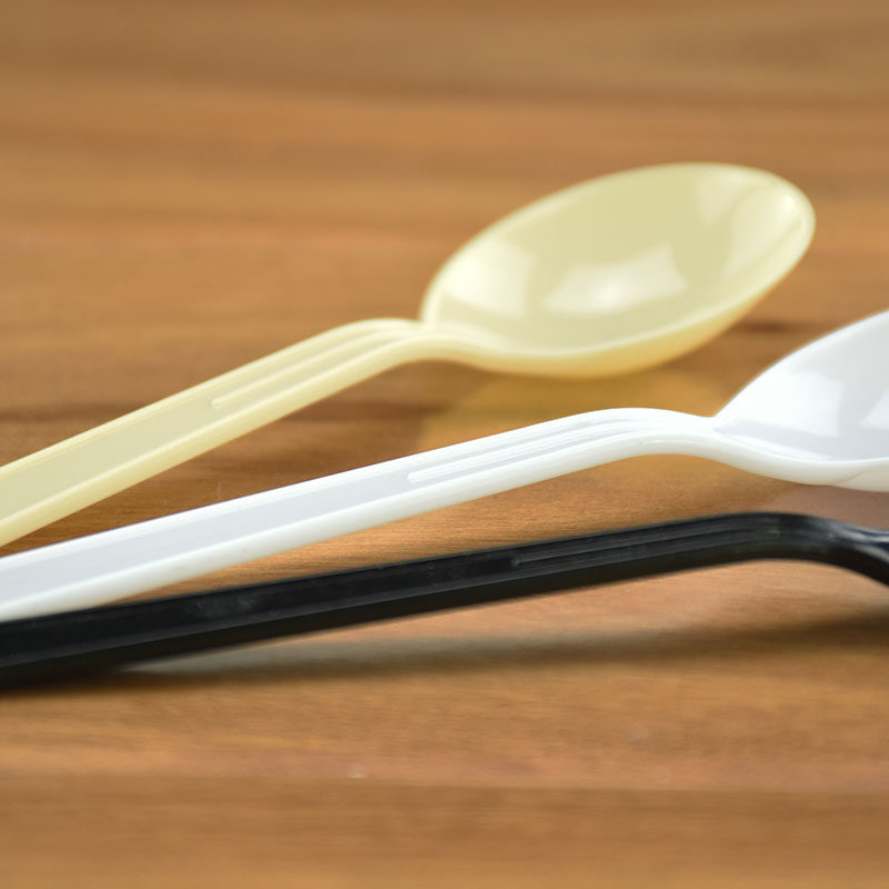 一次性勺子塑料小勺布丁勺蛋糕甜品勺烧仙草勺子独立包装100只