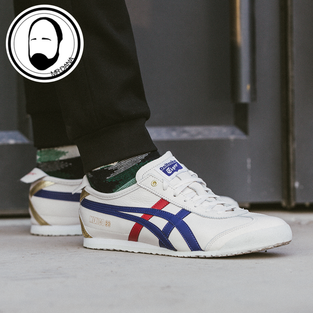 【大拿韩代】鬼冢虎 onitsuka tiger mexico 66烫金 d507l-0152