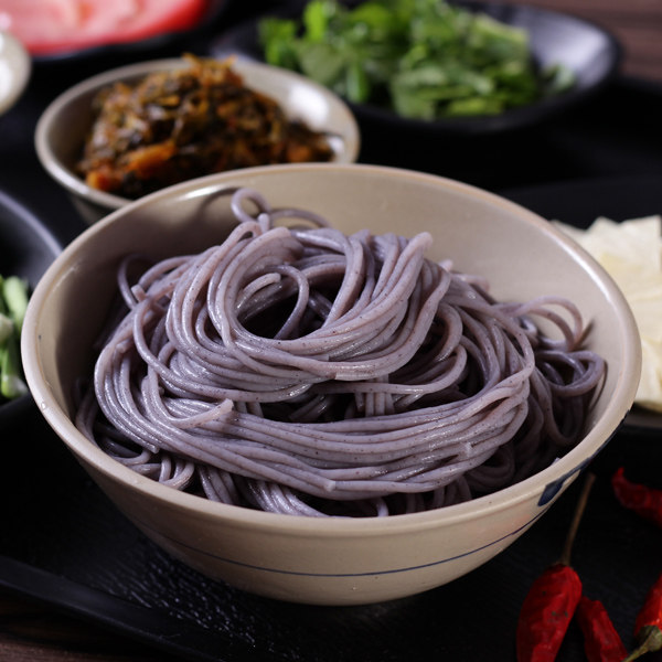 墨江紫米线云南特产干米线纯手工制作紫米米线米粉500g无添加