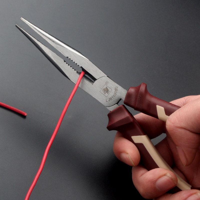 力箭 尖嘴钳子德式小钳子工具多功能尖嘴钳6寸8寸尖头钳手工钳子