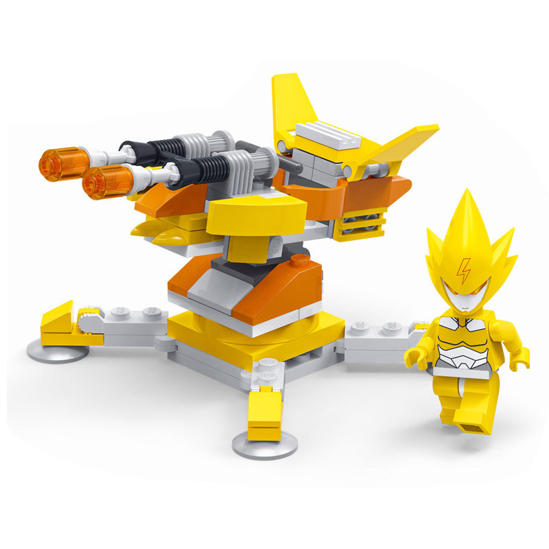 星钻积木赛尔号儿童拼装雷伊布莱克塔防拼插组装玩具男孩兼容乐高