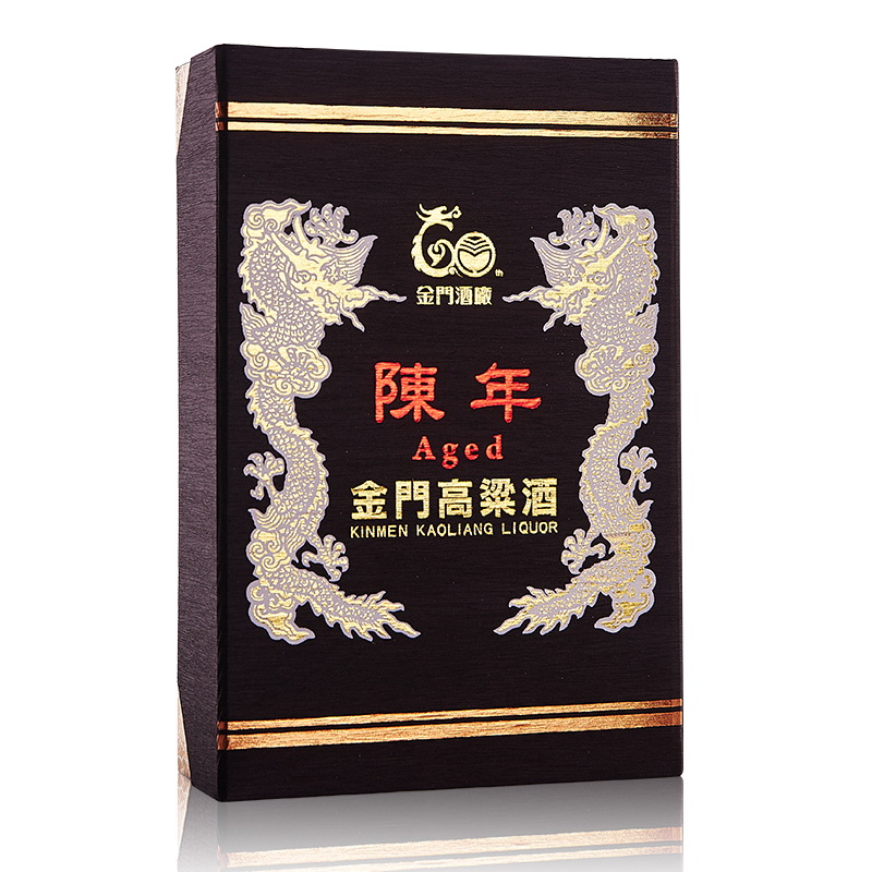 台湾金门高粱酒陈年高粱酒56度600ml黑盒陈高台湾白酒进口特价
