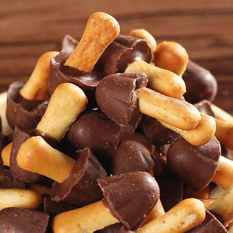 好丽友 蘑古力三连包48g3包 儿童休闲食品蘑菇力