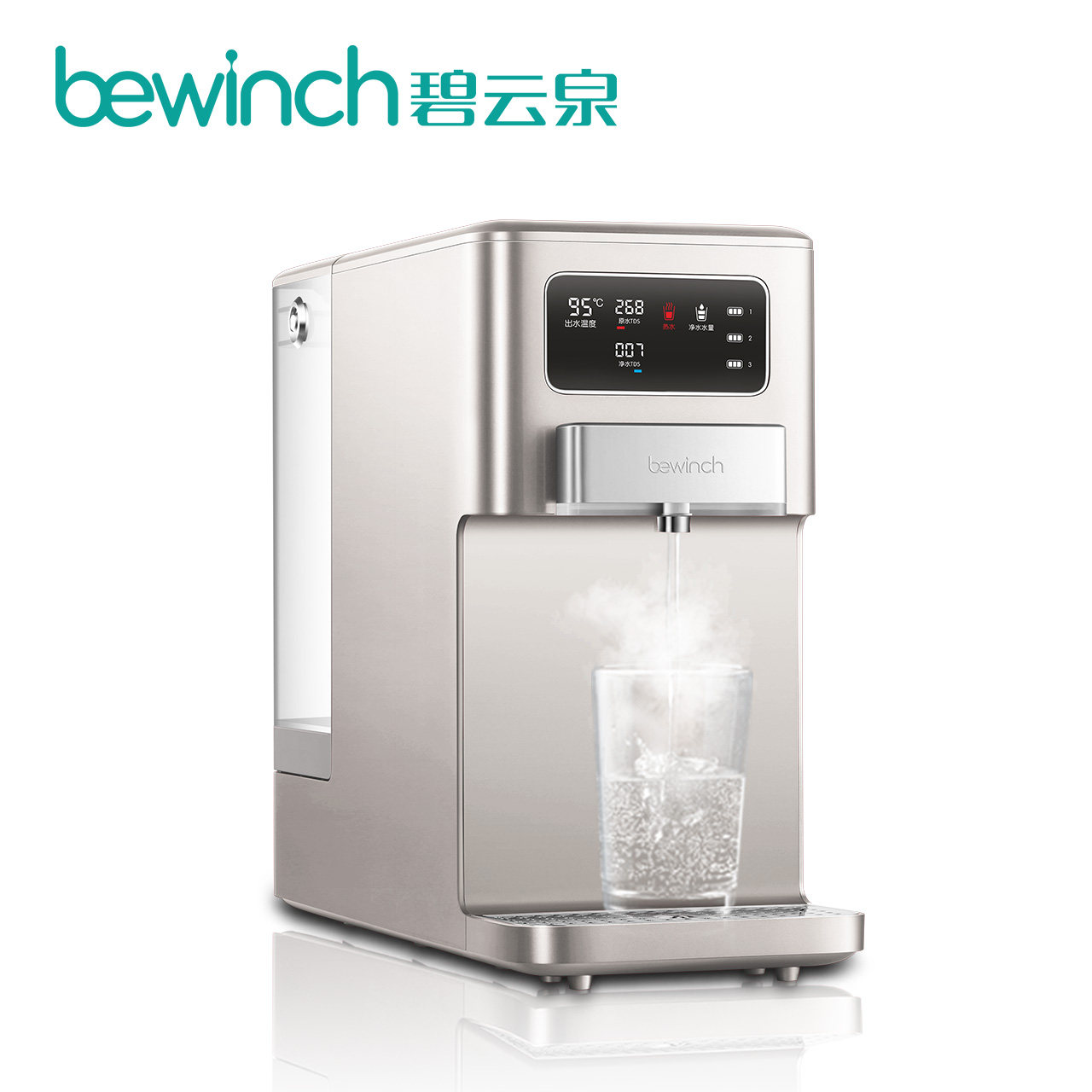 bewinch/碧云泉家用台式反渗透即热直饮净水器免安装净水机r302e