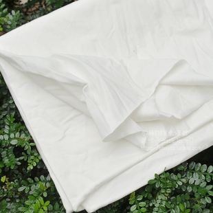 单面 柚家 奶白 z729 全棉莱卡单面平纹奥代尔夏季针织布料 [薄]