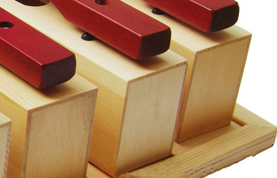 包邮厂家奥尔夫打击乐器爱婴教具音块红木音砖8音木琴八音砖