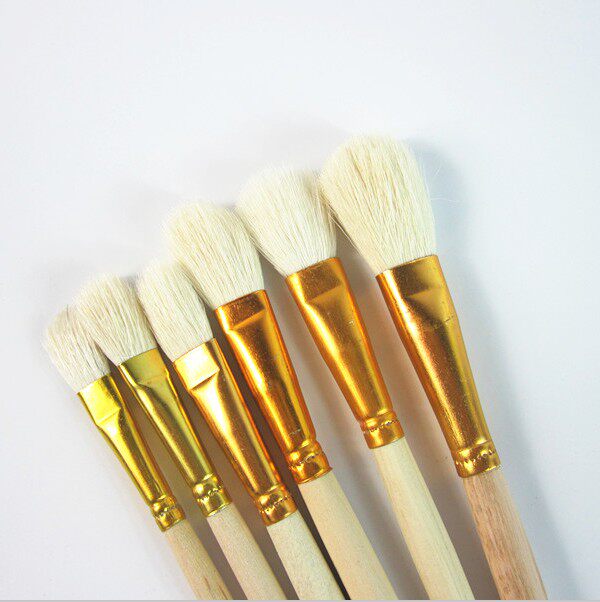 s1-10小毛笔扫金箔羊毛笔油漆羊毛刷子描金笔佛像贴金笔100支包邮_双