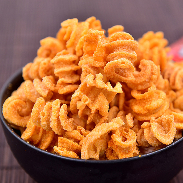 60袋全国包邮 80后怀旧零食小吃 小俊男水煮鱼味香辣脆 锅巴25克