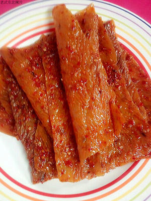 80后小时候东北大辣片辣条怀旧零食辣皮儿时正宗味道豆皮鞋底辣片