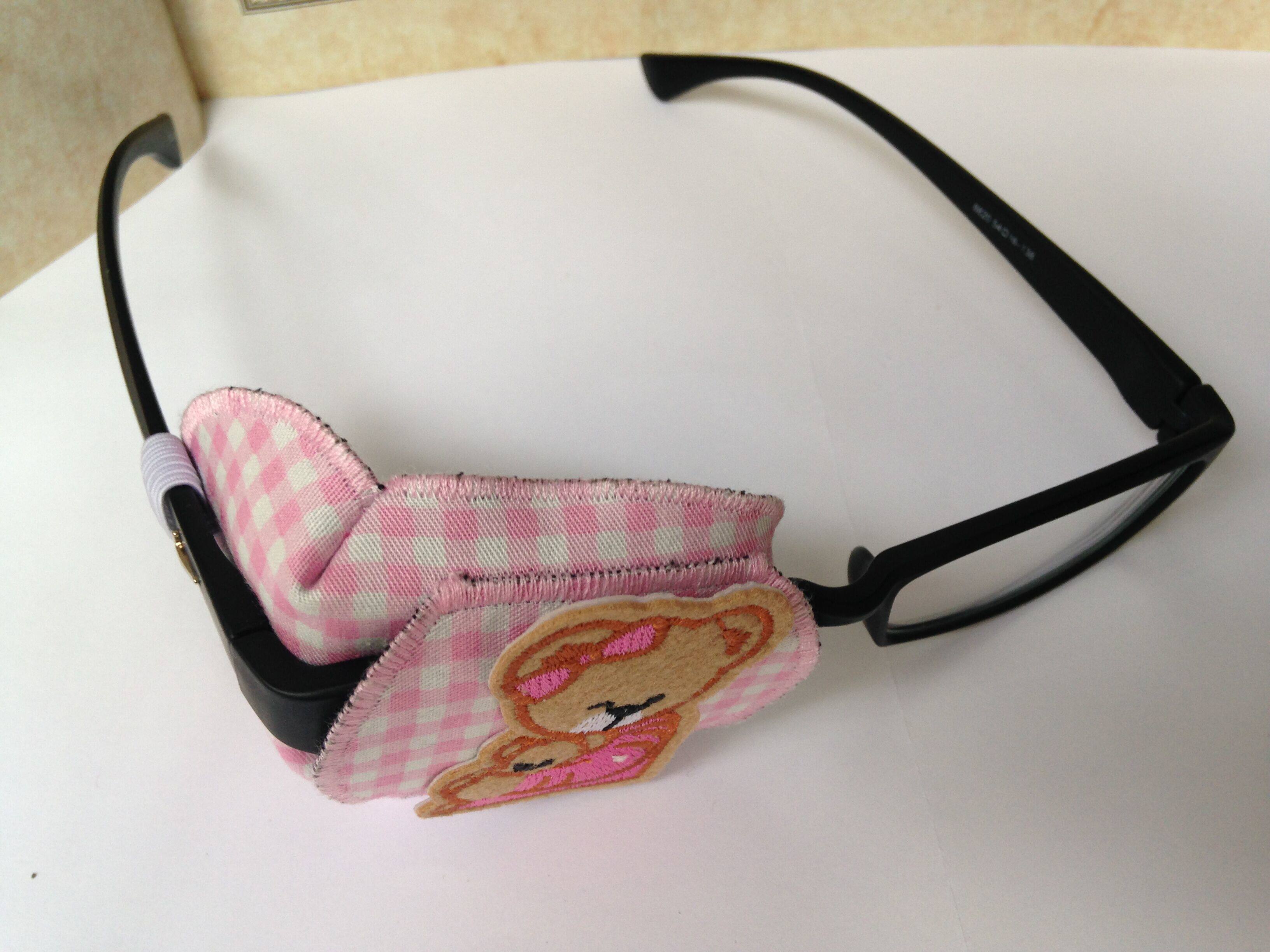 熊宝宝儿童弱视立体眼罩 全遮盖轻薄单眼矫正遮光眼罩 全棉卡通