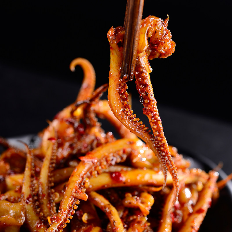 章鱼小吃卤味即食零食熟食麻辣真空休闲海鲜鱿鱼丝