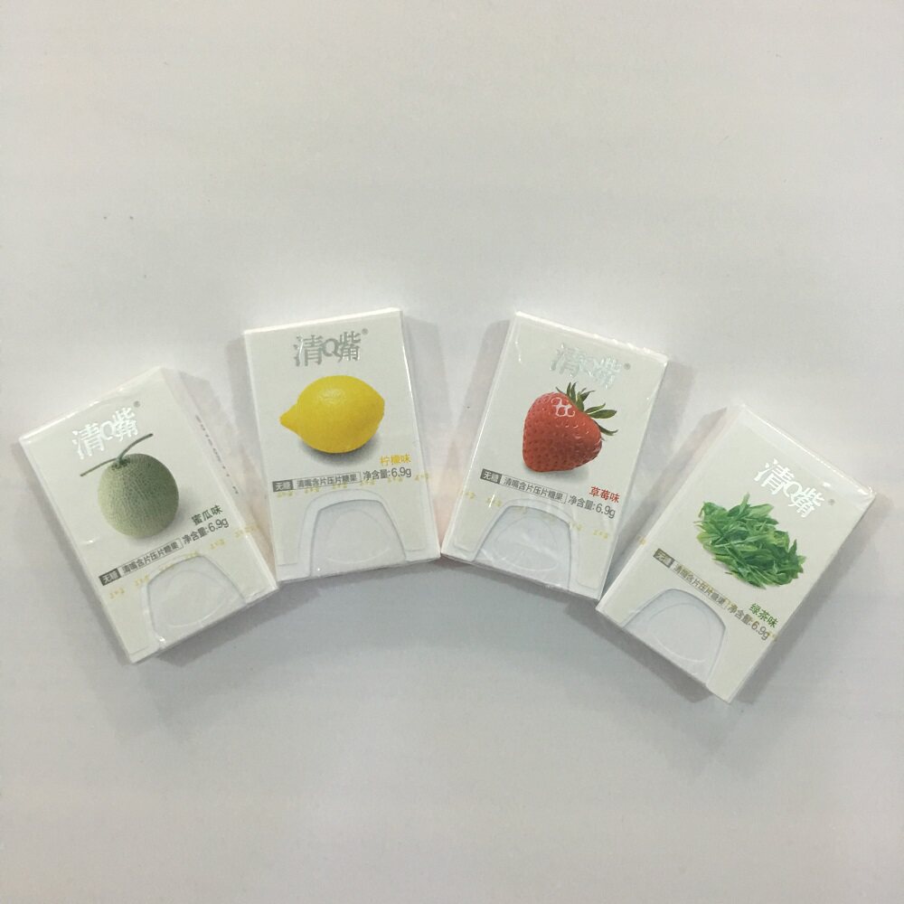 20袋包邮新品清嘴草本含片 清q嘴 4种口味 天然果香 休闲零食糖果