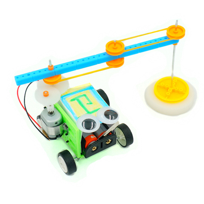 科技小制作 diy扫地机器人模型智能扫地机小学生自制 新品机器人