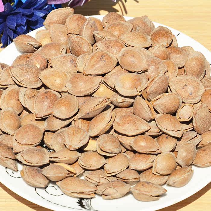 蔚县特产开口杏核杏扁手剥壳小银杏杏仁坚果五香原味250g散装包邮